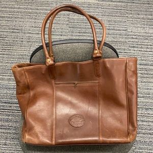 Vintage Eddie Bauer Leather Work Bag